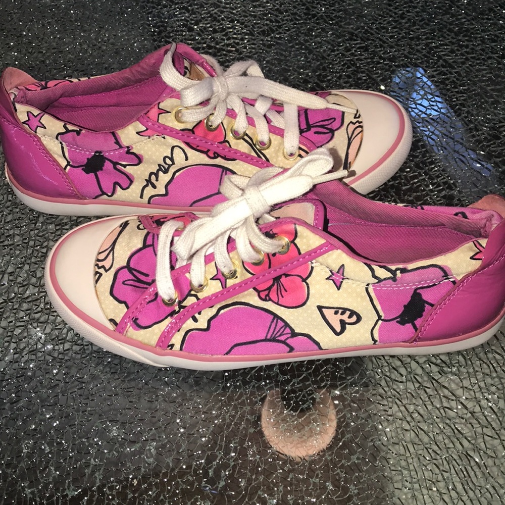 Coach sneakers woman’s size 8 hibiscus